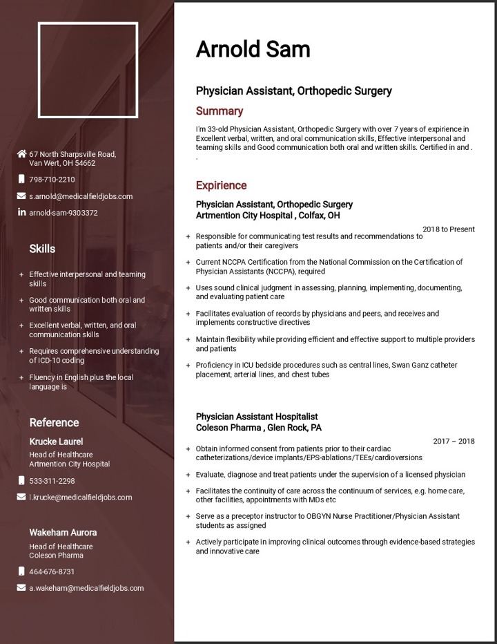 Physician Assistant, Orthopedic Surgery #1 Physician Assistant, Orthopedic Surgery #1
