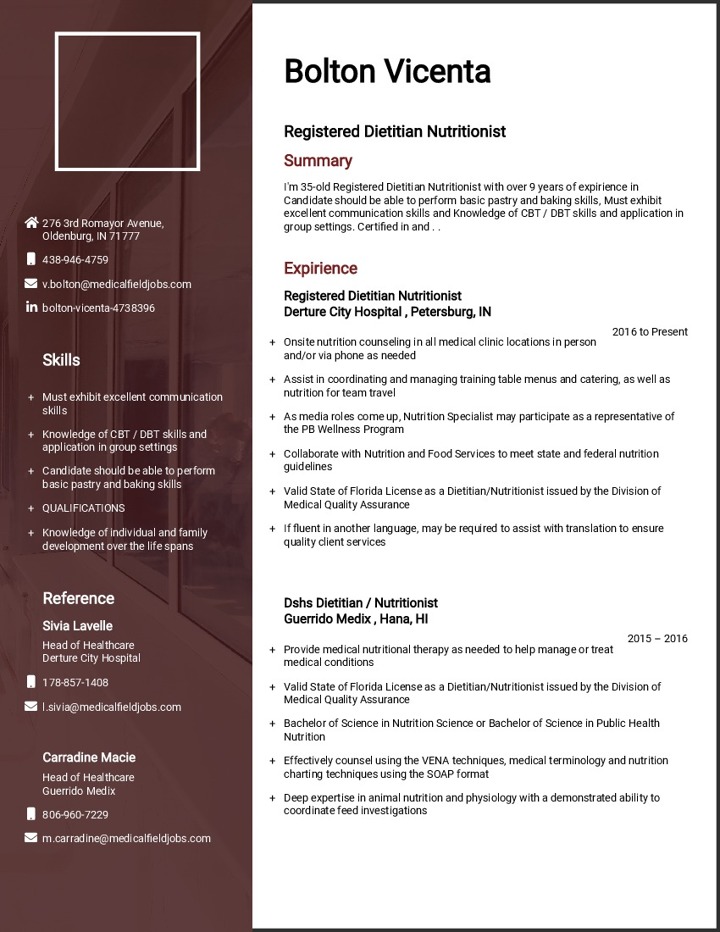Registered Dietitian Nutritionist #1 Registered Dietitian Nutritionist #1